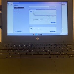 HP Black Laptop with Sleek Design